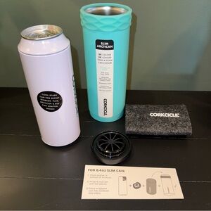 NWT - Corkcicle 12 oz. Slim Can Tumbler Set